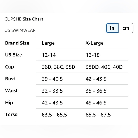 CUPSHE Two Piece Floral Bikini Set One Shoulder Scalloped Wide Strap Back Hook - Picture 9 of 10